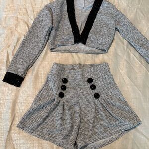 Stylish Gray Kids Bottoms Set